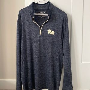 Men’s medium university of Pittsburgh quarter zip (Pitt panthers)
